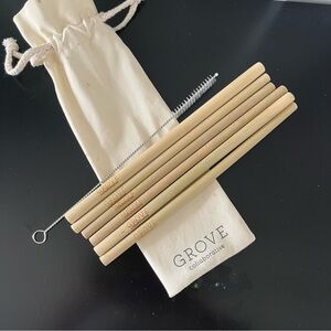 Grove Collaborative Bamboo Straws New